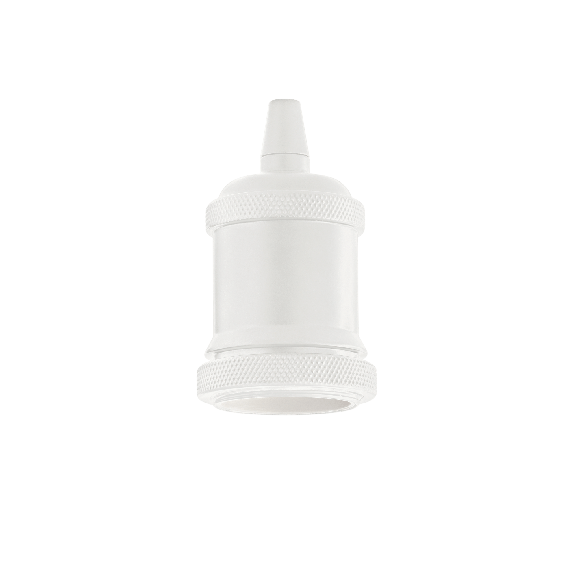 IDEAL LUX PORTALAMPADA E27 GHIERA BIANCO