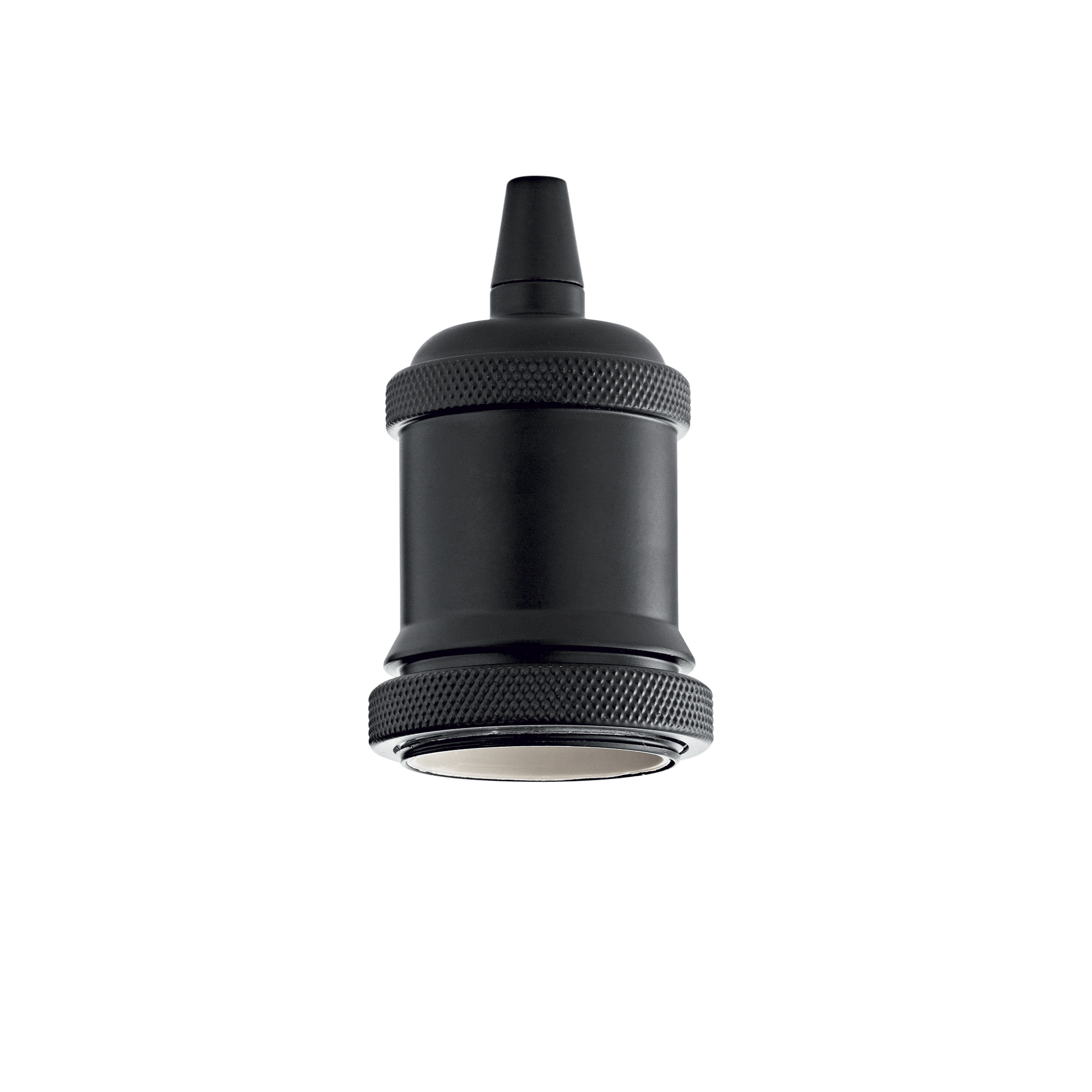 IDEAL LUX PORTALAMPADA E27 GHIERA NERO