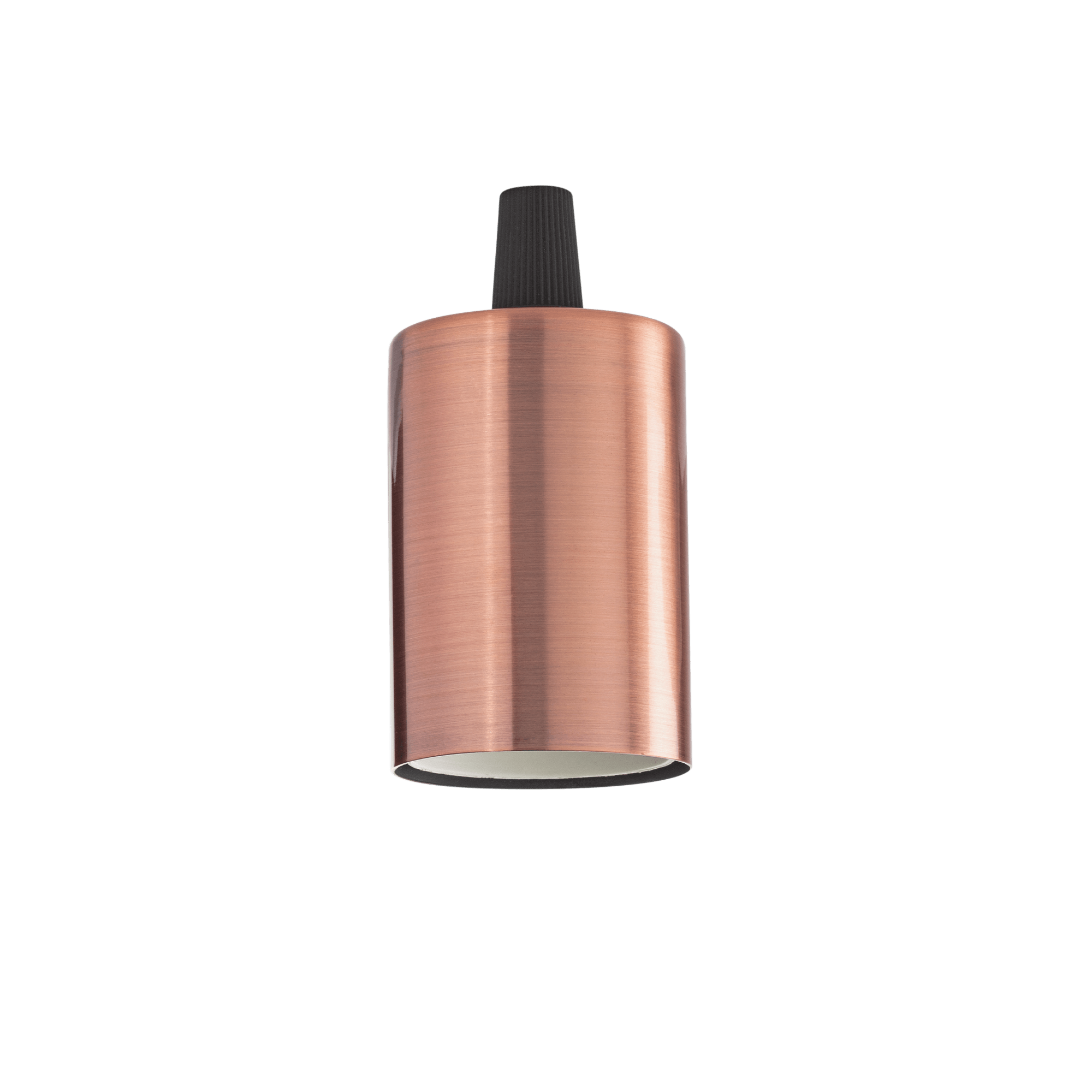 IDEAL LUX PORTALAMPADA E27 LISCIO RAME BRUNITO