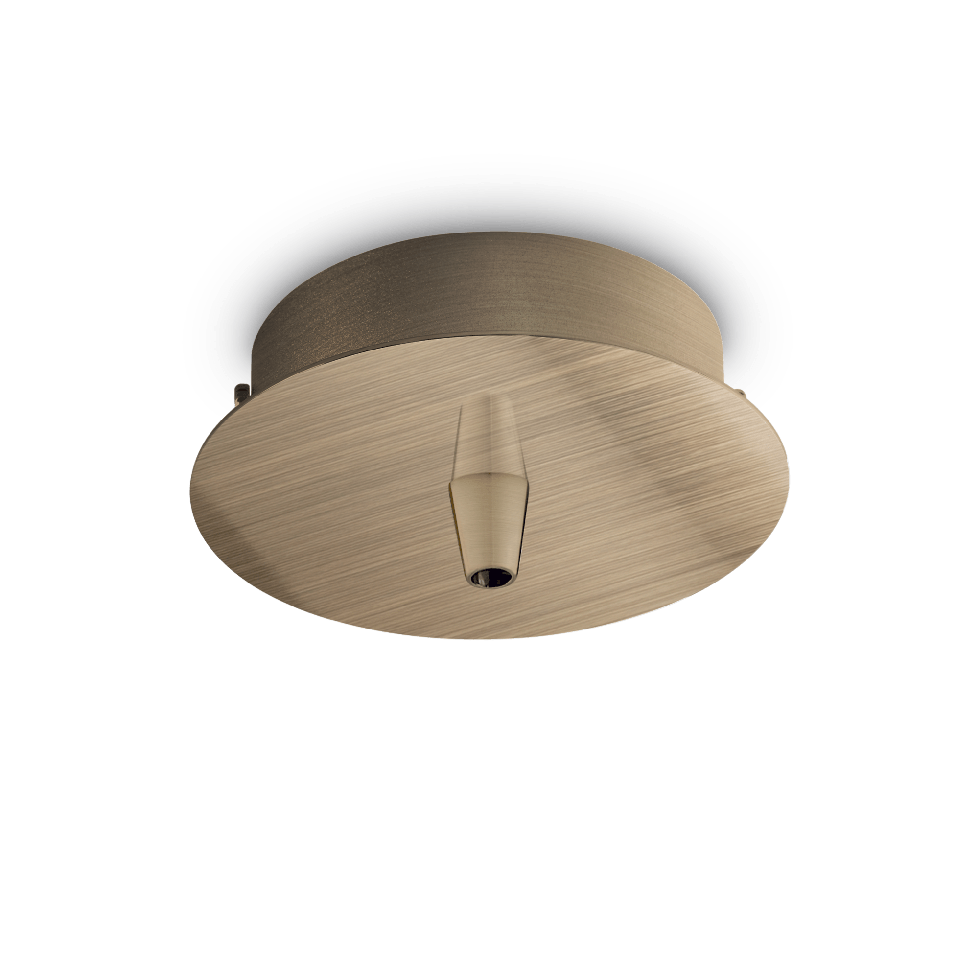 IDEAL LUX ROSONE METALLO 1 LUCE OTTONE BRUNITO