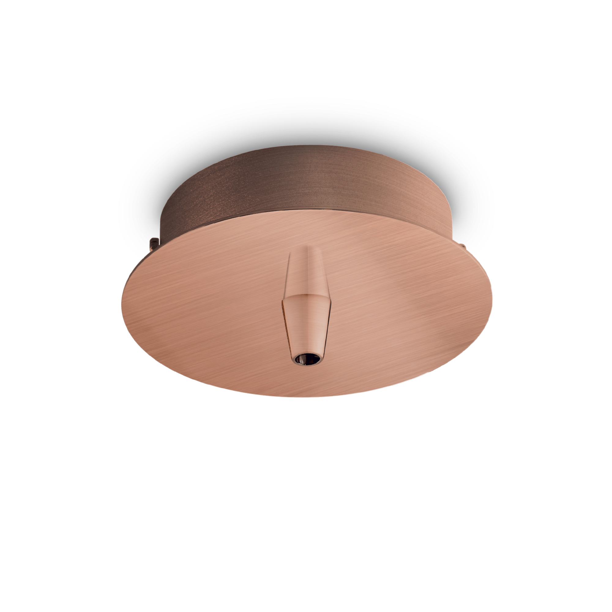 IDEAL LUX ROSONE METALLO 1 LUCE RAME BRUNITO