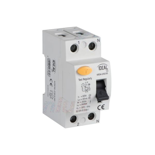 KANLUX ДЕФЕКТНОТОКОВА ЗАЩИТА, 2P KRD6-2