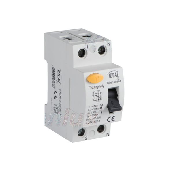 KANLUX ДЕФЕКТНОТОКОВА ЗАЩИТА, 2P KRD6-2