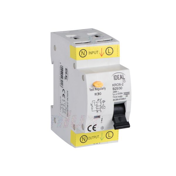 KANLUX ДЕФЕКТНОТОКОВА ЗАЩИТА, С ТОКОВА ЗАЩИТА, 6KA, 2P KRO6