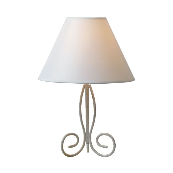 ACA LIGHTING PORTATIF METALLY WHITE 1XE14 ISMENE ACA-KS1007T1WG