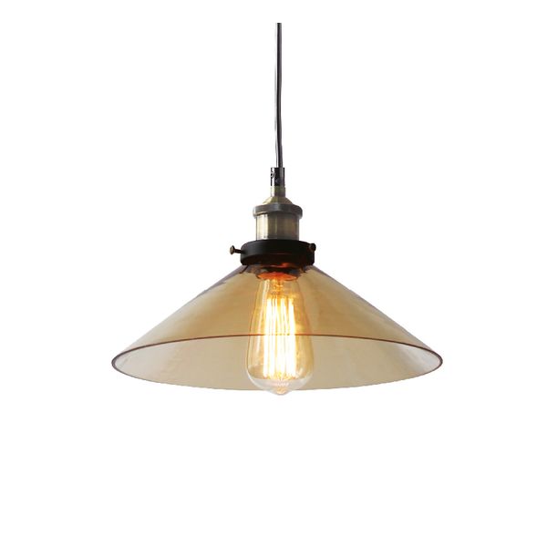 ACA LIGHTING NETTO HOURS GLASS AMBER Φ30CM 1XE27 ACA-KS1291PAM1BK
