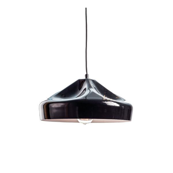 ACA LIGHTING NETTO CAMPAN METAL BLACK F36CM 1XE27 ACA-KS1422P361BK