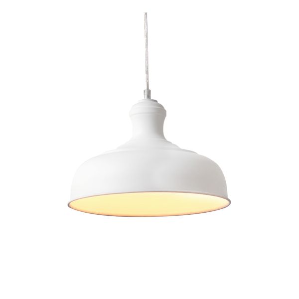 ACA LIGHTING NETTO CAMPAN METAL WHITE WHITE F28CM 1XE27 ACA-KS2037P1WH