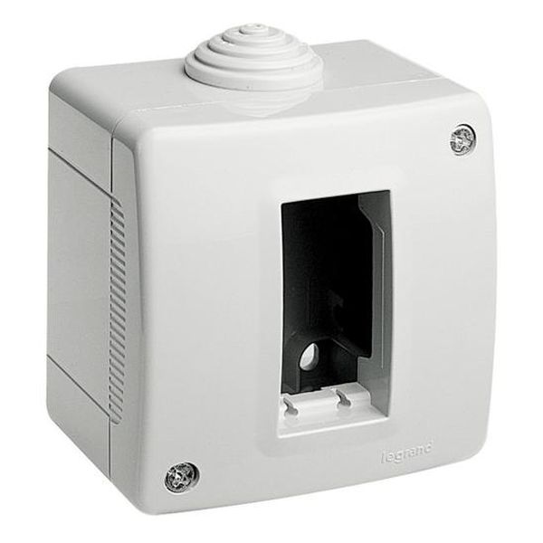 BTICINO - 27401 КУТИЯ ЗА ОТКРИТ МОНТАЖ IP40, 1М, CLASSIA, БЯЛА