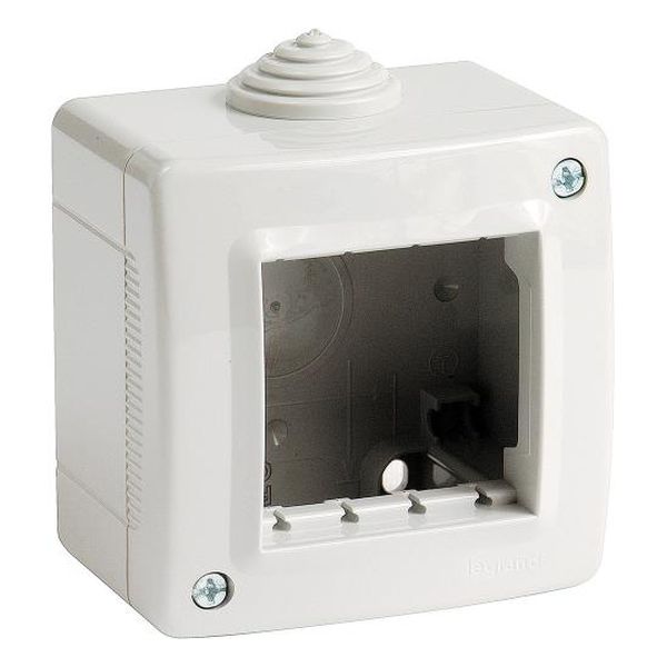 BTICINO - 27402 КУТИЯ ЗА ОТКРИТ МОНТАЖ IP40, 2М, CLASSIA, БЯЛА