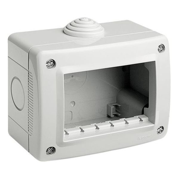 BTICINO - 27403 КУТИЯ ЗА ОТКРИТ МОНТАЖ IP40, 3М, CLASSIA, БЯЛ