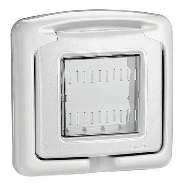 BTICINO - 27602 ВОДОУСТОЙЧИВ ЛИЦЕВ ПАНЕЛ IP55, 2М, CLASSIA, БЯЛ