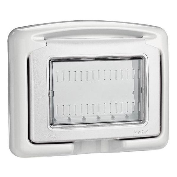 BTICINO - 27603 ВОДОУСТОЙЧИВ ЛИЦЕВ ПАНЕЛ IP55, 3М, CLASSIA, БЯЛ