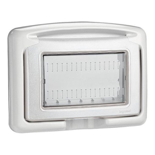 BTICINO - 27604 ВОДОУСТОЙЧИВ ЛИЦЕВ ПАНЕЛ IP55, 4М, CLASSIA, БЯЛ