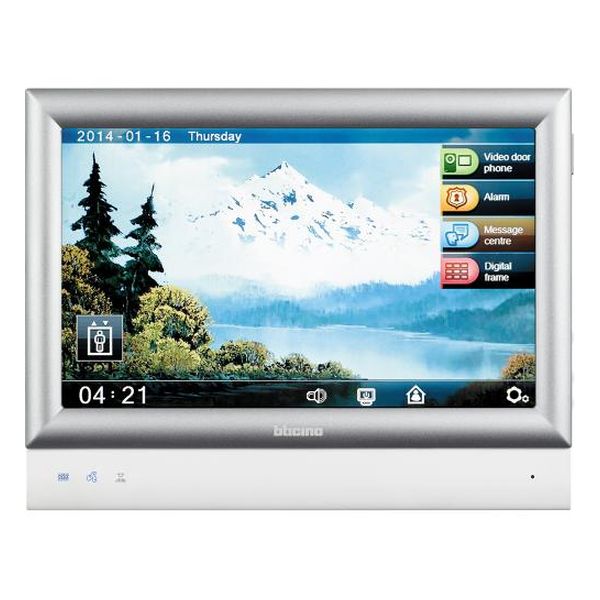 BTICINO - МОНИТОР 10" ЦВЕТЕН СЕНЗОРЕН ДИСПЛЕЙ БЕЗ СЛУШАЛКА /ИНТЕРКОМ И ПОРТИЕРНА/ D45 321071