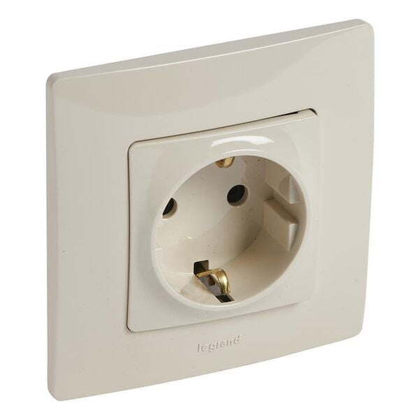 КОНТАКТ ШУКО 16A В БЛИСТЕР ЦВЯТ КРЕМ NILOE LEGRAND