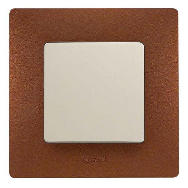 LEGRAND - ЕДИНИЧНА РАМКА NILOE 397071 КАКАО
