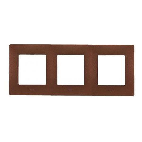 LEGRAND - ТРОЙНА РАМКА NILOE 397073 КАКАО