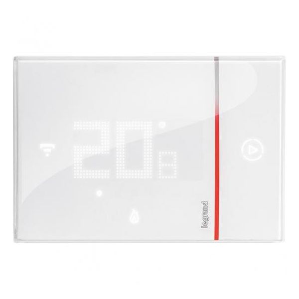 LEGRAND - ТЕРМОСТАТ SMARTHER 2 С ВГРАДЕНО WI-FI ЗА ВГРАДЕН МОНТАЖ БЯЛ LEGRAND NETATMO 49038