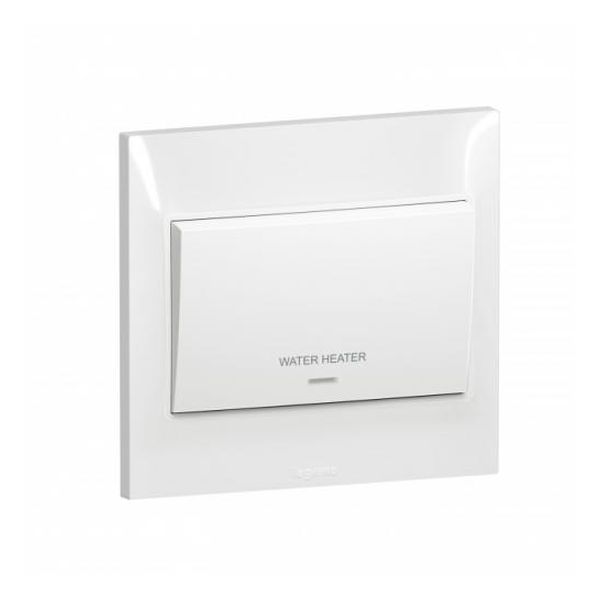 LEGRAND - БОЙЛЕРЕН КЛЮЧ 20А С ИНДИКАЦИЯ BELANKO S БЯЛ 617672