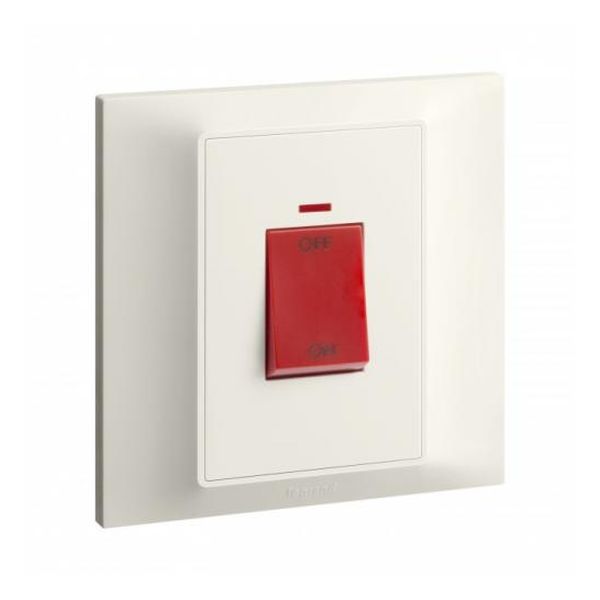 LEGRAND - БОЙЛЕРЕН КЛЮЧ 45А С ИНДИКАЦИЯ BELANKO S КРЕМ 617876