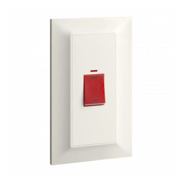 LEGRAND - БОЙЛЕРЕН КЛЮЧ 45А С ИНДИКАЦИЯ ГОЛЯМ BELANKO S КРЕМ 617877