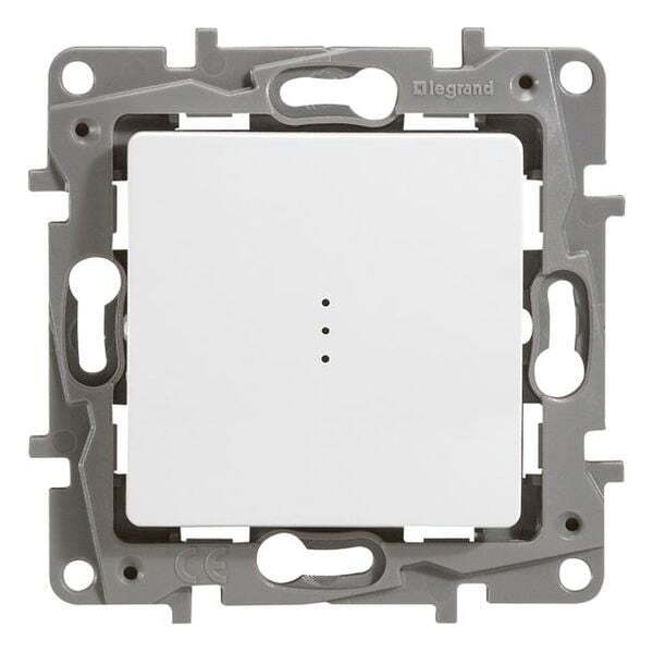 ДЕВИАТОРЕН КЛЮЧ С ИНДИКАЦИЯ И КРАЧЕТА БЕЗ ЛАМПИЧКА ЦВЯТ БЯЛ NILOE LEGRAND