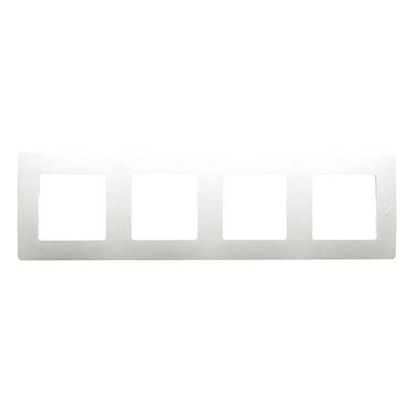 LEGRAND - ЧЕТВОРНА РАМКА NILOE 665004 БЯЛО