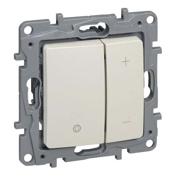 БУТОНЕН ДИМЕР 20-400VA 230V ТОВАР И ВСИЧКИ ТРАФОВЕ ЦВЯТ КРЕМ NILOE LEGRAND /СПРЯН/
