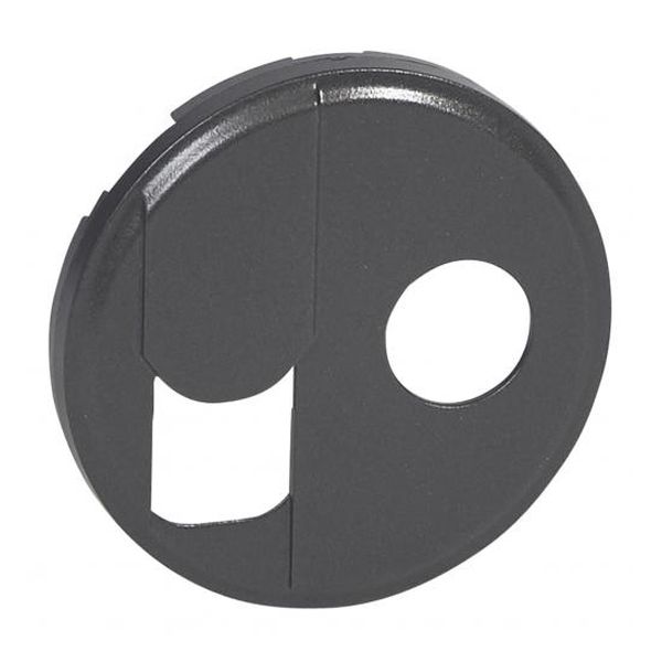 LEGRAND - ЛИЦЕВ ПАНЕЛ ЗА КОМПЮТЪРНА РОЗЕТКА И TV РОЗЕТКА CELIANE 67939 ГРАФИТ