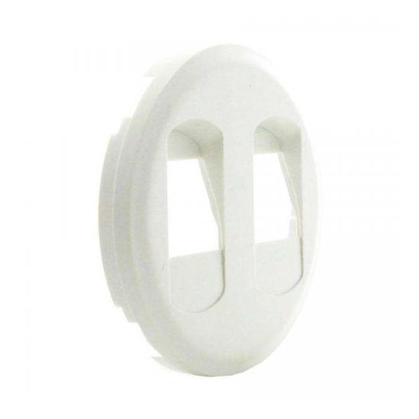 LEGRAND - ЛИЦЕВ ПАНЕЛ ЗА ДВОЙНА РОЗЕТКА ЗА ТОНКОЛОНИ CELIANE 68212 БЯЛ