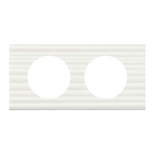 LEGRAND - ДВОЙНА РАМКА CELIANE 69012 БЯЛ CORIAN
