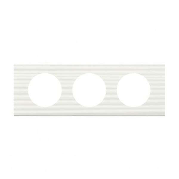 LEGRAND - ТРОЙНА РАМКА CELIANE 69013 БЯЛ CORIAN