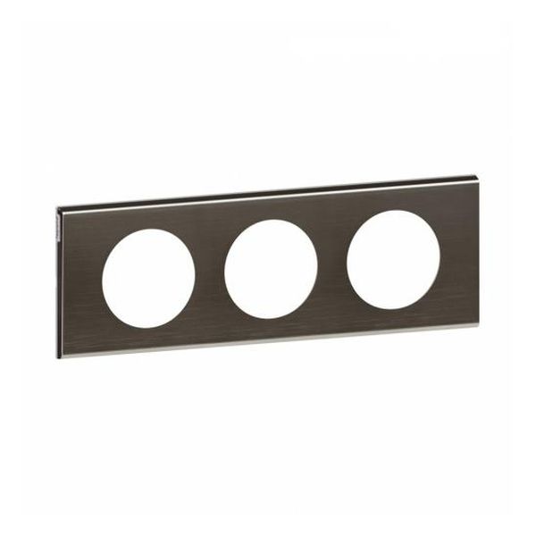 LEGRAND - ТРОЙНА РАМКА CELIANE 69033 ТЪМЕН НИКЕЛ