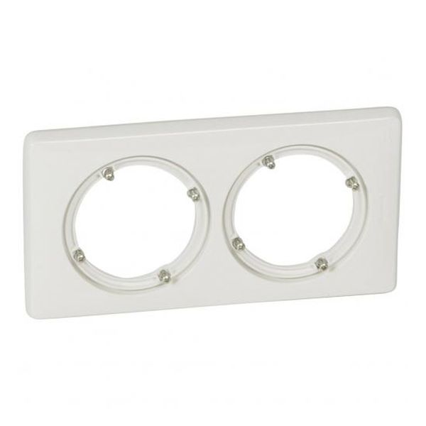 LEGRAND - ДВОЙНА РАМКА CELIANE 69072 БЯЛА IP44 ВЛАГОЗАЩИТЕН