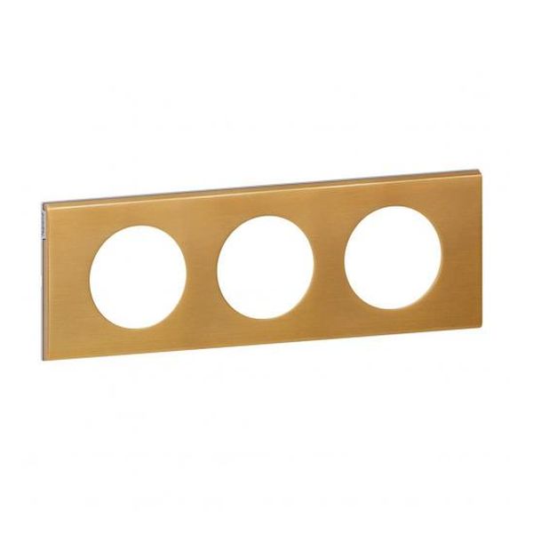 LEGRAND - ТРОЙНА РАМКА CELIANE 69133 ПОЗЛАТЕН БРОНЗ
