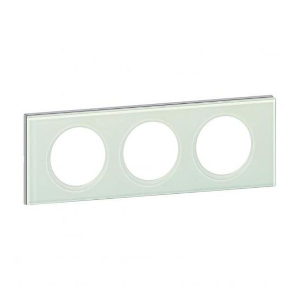 LEGRAND - ТРОЙНА РАМКА CELIANE 69313 КАОЛИНОВО СТЪКЛО