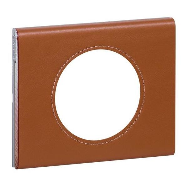 LEGRAND - ЕДИНИЧНА РАМКА CELIANE 69421 КОЖА КАРАМЕЛ