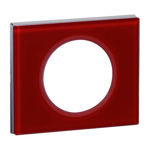 LEGRAND - ЕДИНИЧНА РАМКА CELIANE 69471 СТЪКЛО КАРМИН