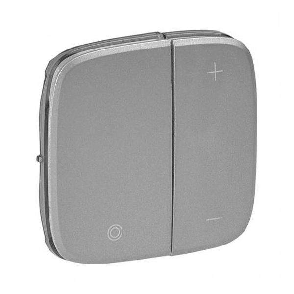 LEGRAND - 752087 ЛИЦЕВ ПАНЕЛ ЗА БУТОНЕН ДИМЕР VALENA ALLURE АЛУМИНИЙ