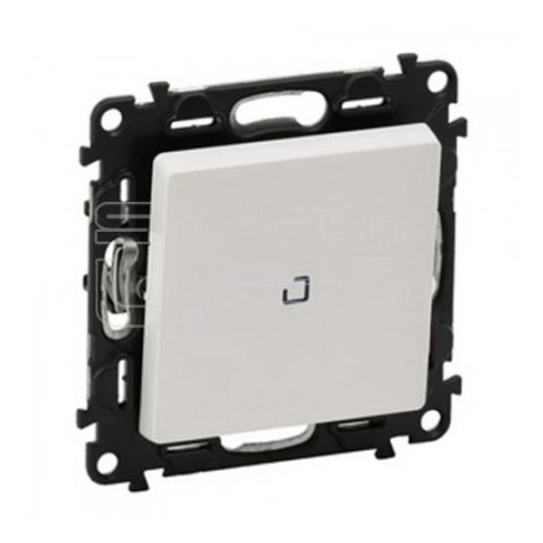 LEGRAND - ЕДНОПОЛЮСЕН КЛЮЧ С LED ИНДИКАТОР 3MA VALENA LIFE 752104 БЯЛО