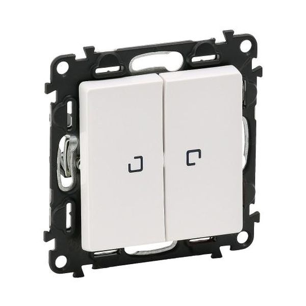 LEGRAND - СЕРИЕН КЛЮЧ С ПОДСВЕТКА LED VALENA LIFE 752128 БЯЛО