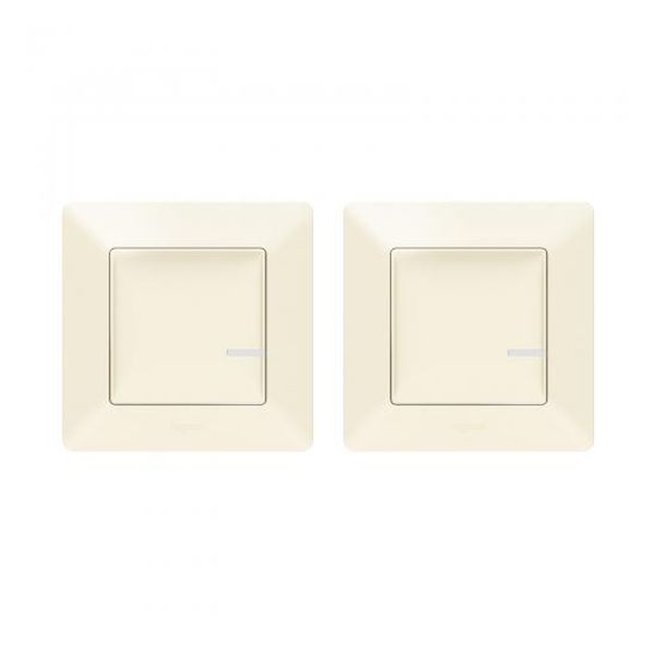 LEGRAND - КОМПЛЕКТ ДЕВИАТОРНА ИНСТАЛАЦИЯ NETATMO 752252 VALENA LIFE ВКЛЮЧВАЩ КЛЮЧ/ДИМЕР ЖИЧЕН И КЛЮЧ БЕЗЖИЧЕН КРЕМ