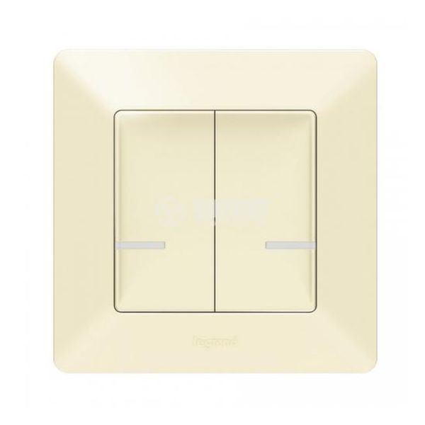 LEGRAND - СВЪРЗАН СЕРИЕН КЛЮЧ БЕЗЖИЧЕН NETATMO 752287 VALENA LIFE КРЕМ