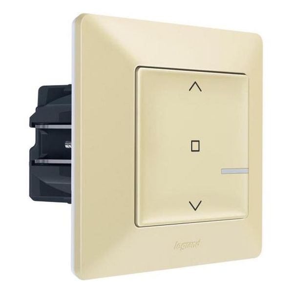 LEGRAND - СВЪРЗАН КЛЮЧ ЗА ЩОРИ ЖИЧЕН NETATMO 752290 VALENA LIFE КРЕМ