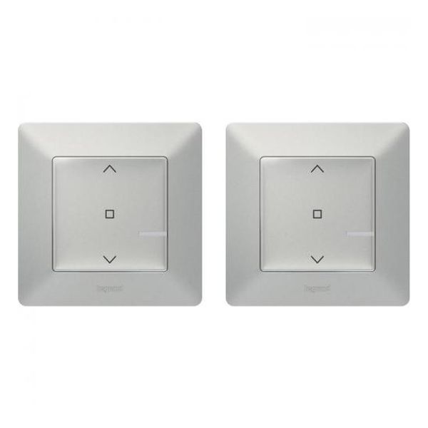 LEGRAND - КОМПЛЕКТ УПРАВЛЕНИЕ НА ЩОРИ NETATMO 752357 VALENA LIFE ВКЛЮЧВАЩ КЛЮЧ ЗА ЩОРИ ЖИЧЕН И КЛЮЧ ЗА ЩОРИ БЕЗЖИЧЕН АЛУМИНИЙ