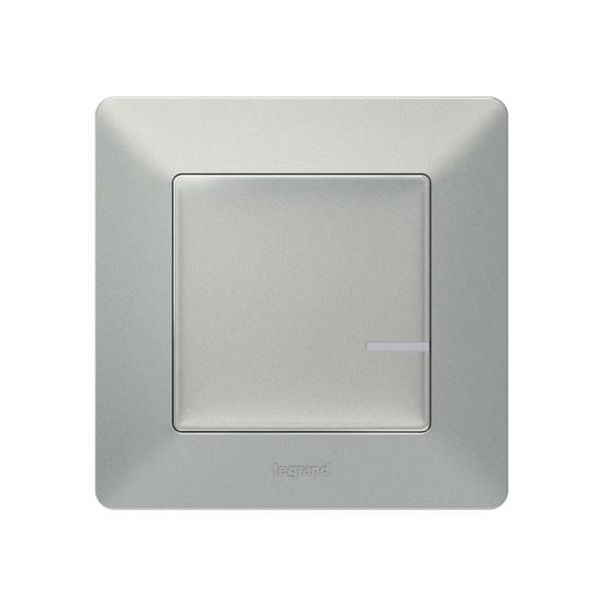 LEGRAND - СВЪРЗАН КЛЮЧ/ДИМЕР 300W С КОМПЕНСАТОР ЖИЧЕН NETATMO 752384 VALENA LIFE АЛУМИНИЙ