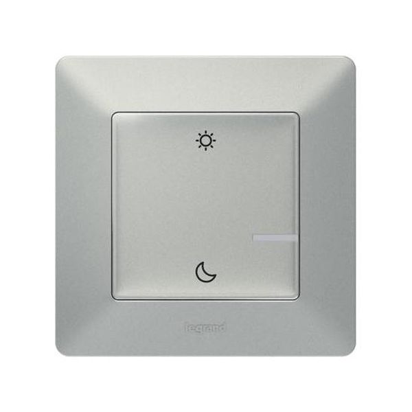 LEGRAND - СЦЕНАРИЕН КЛЮЧ БЕЗЖИЧЕН СЪБУЖДАНЕ/ЗАСПИВАНЕ NETATMO 752389 VALENA LIFE АЛУМИНИЙ