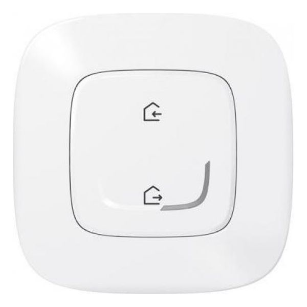 LEGRAND - СЦЕНАРИЕН КЛЮЧ БЕЗЖИЧЕН ИЗЛИЗАМ/ПРИБИРАМ СЕ SMART VALENA ALLURE БЯЛ С РАМКА LEGRAND С NETATMO 752586