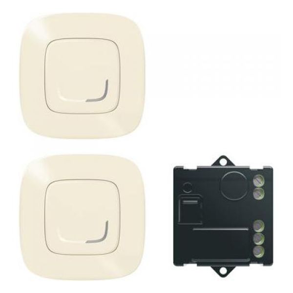 LEGRAND - КОМПЛЕКТ ДЕВИАТОРНА ИНСТ-Я ВКЛЮЧВАЩ МИКРОМОДУЛ И 2Х БЕЗЖИЧНИ КЛЮЧА SMART VALENA ALLURE КРЕМ NETATMO 752650